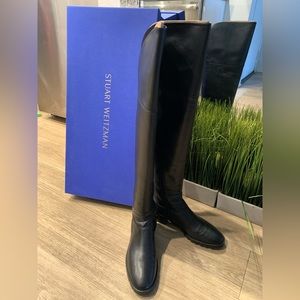 Stuart Weitzman Amber Leather Over-the-knee boots